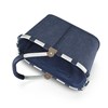 Nákupní košík Carrybag herringbone dark blue_3
