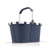 Nákupní košík Carrybag herringbone dark blue_4
