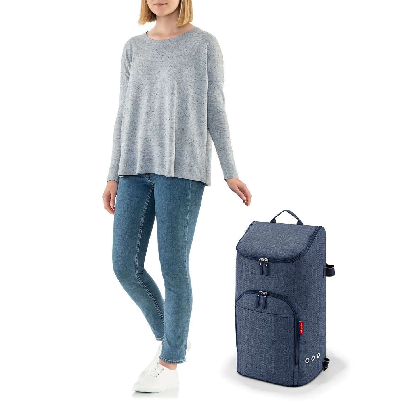 Městská taška Citycruiser Bag herringbone dark blue (bez vozíku DE7003!)_0