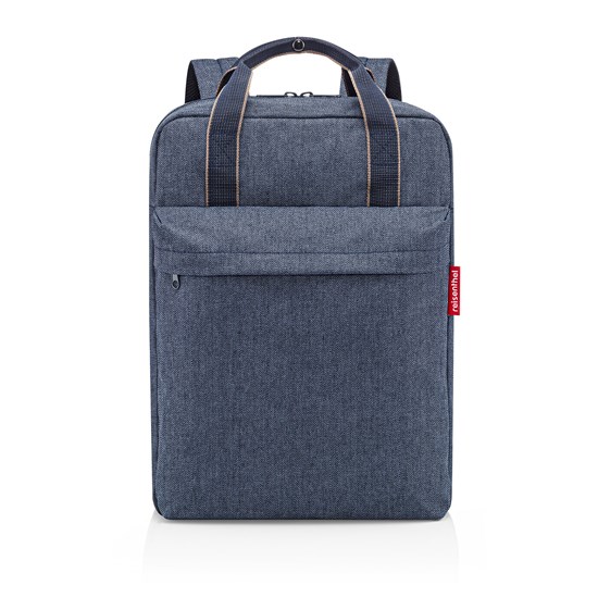 Batoh Allday Backpack M herringbone dark blue_1