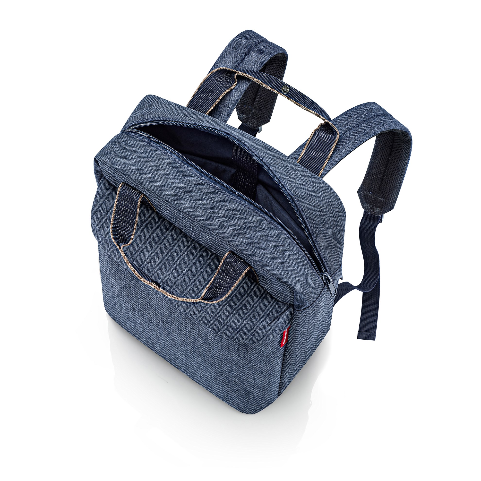 Batoh Allday Backpack M herringbone dark blue_3