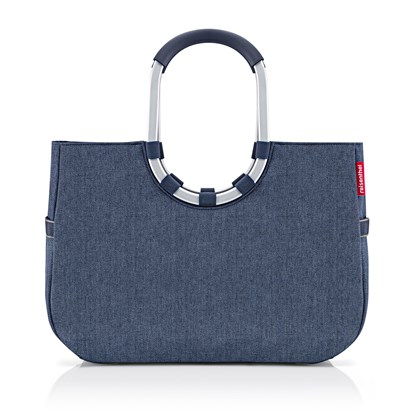 Módní taška Loopshopper L herringbone dark blue_3
