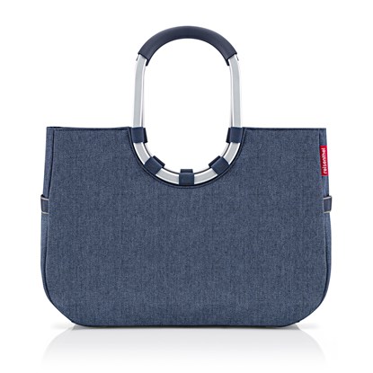 Módní taška Loopshopper L herringbone dark blue_3