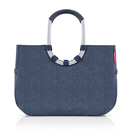 Módní taška Loopshopper L herringbone dark blue_3