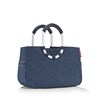 Módní taška Loopshopper M herringbone dark blue_2