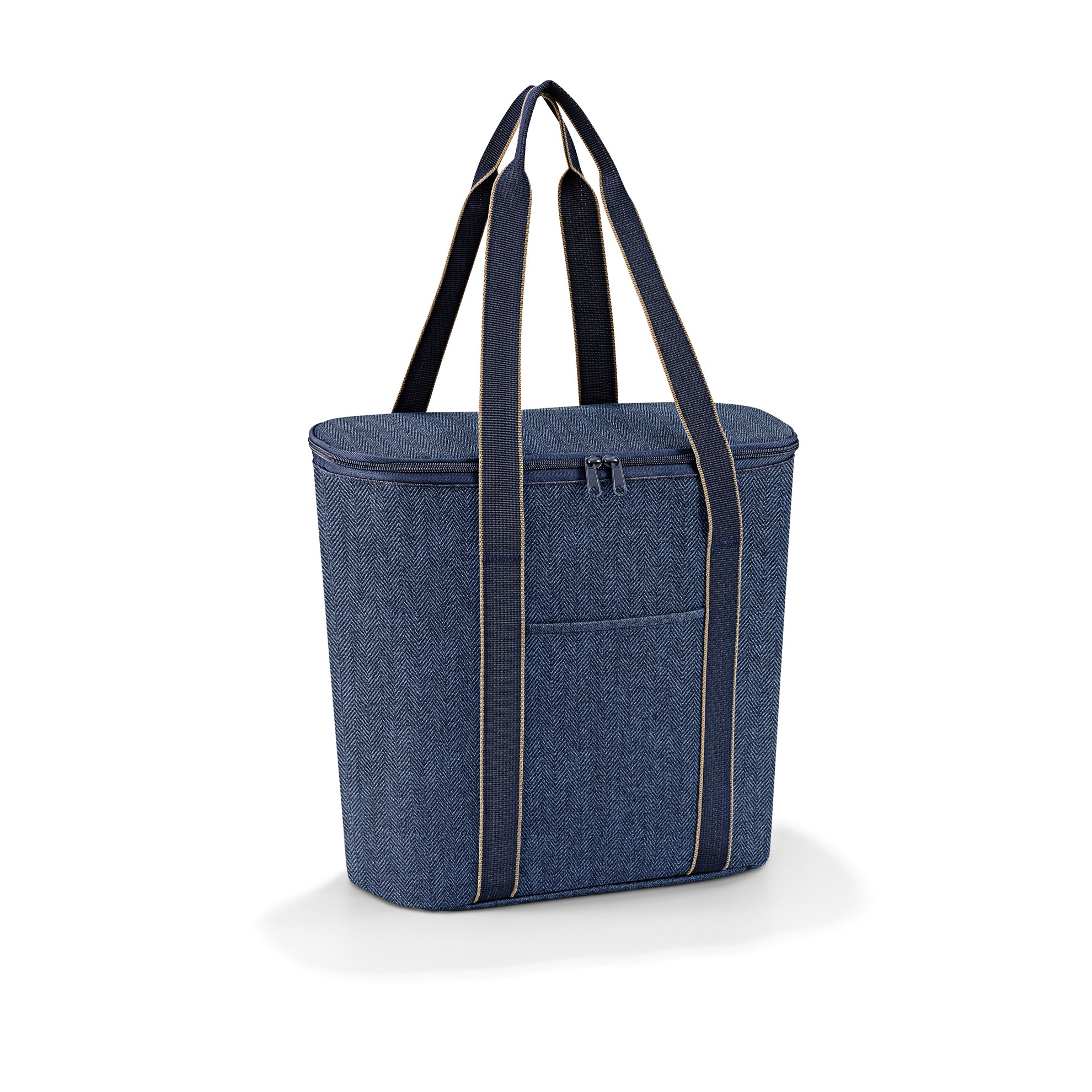 Termotaška na nákup/piknik Thermoshopper herringbone dark blue_1