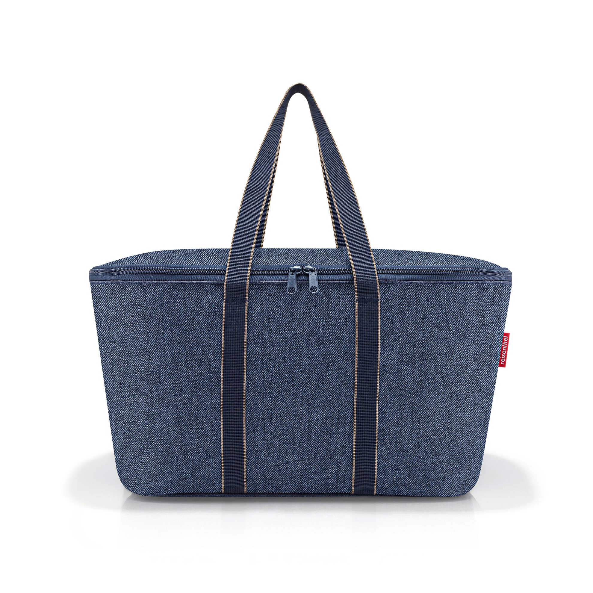 Termotaška Coolerbag herringbone dark blue_1