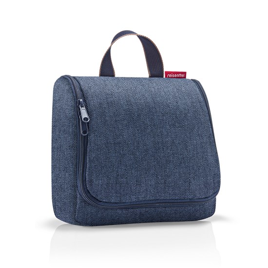 Kosmetická taška Toiletbag herringbone dark blue_3