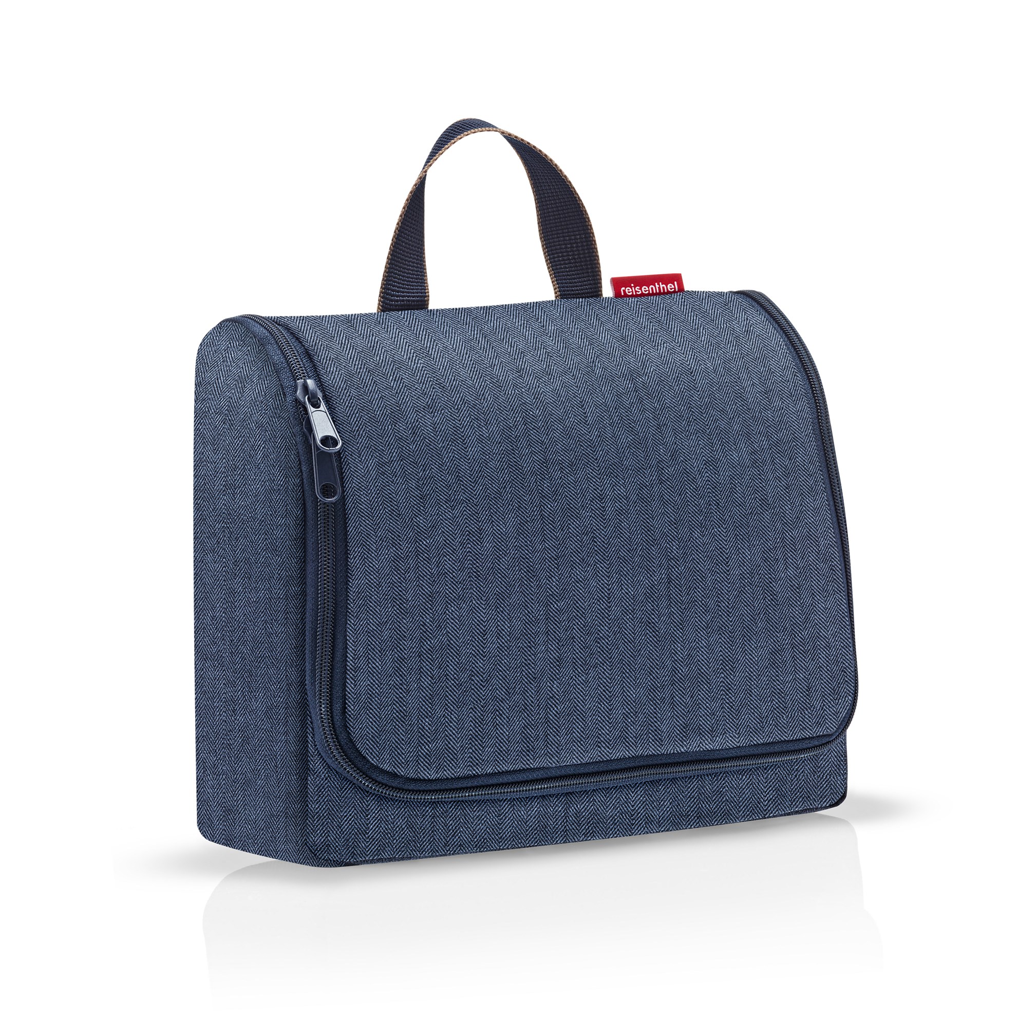 Kosmetická taška Toiletbag XL herringbone dark blue_1