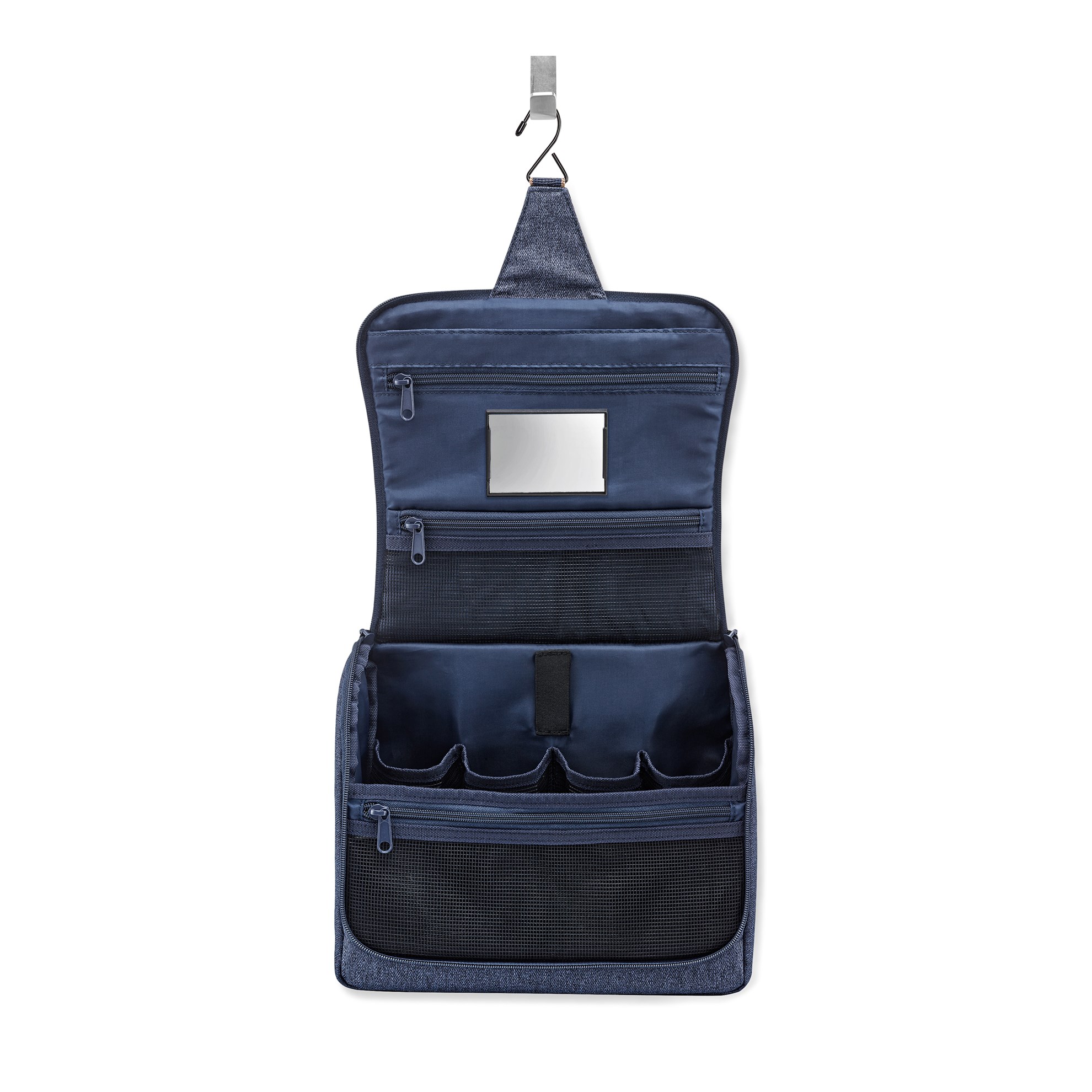 Kosmetická taška Toiletbag XL herringbone dark blue_2