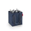 Taška na lahve Bottlebag  herringbone dark blue_2