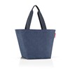 Taška přes rameno Shopper M herringbone dark blue_1