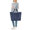 Taška přes rameno Shopper XL herringbone dark blue_0