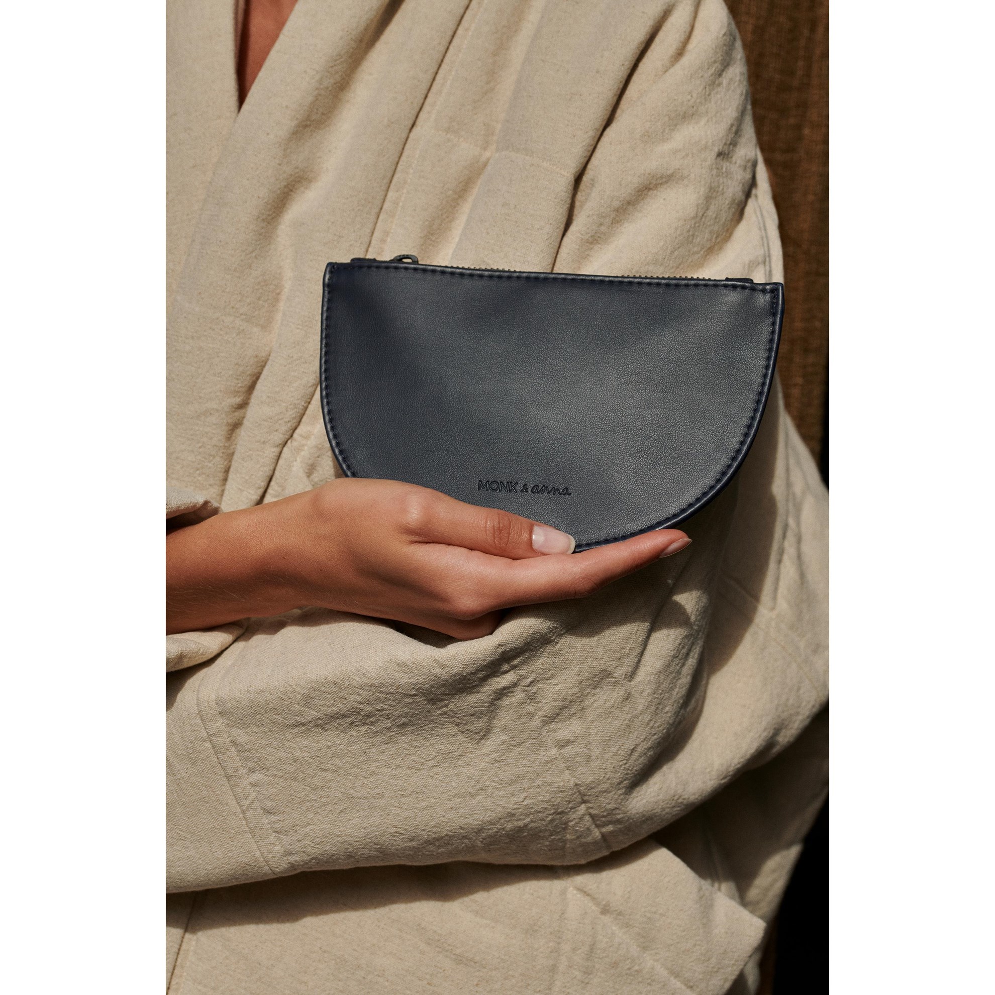 Peněženka MONDO půlměsíc Monk & Anna modročerná_1