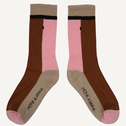 Ponožky Monk & Anna SPORT 35-38 acorn + stone + bloom_0