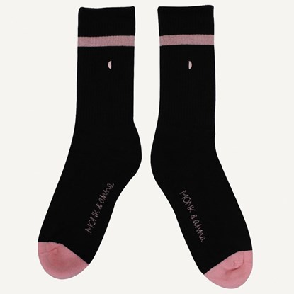 Ponožky Monk & Anna SPORT 39-41 black + bloom_0