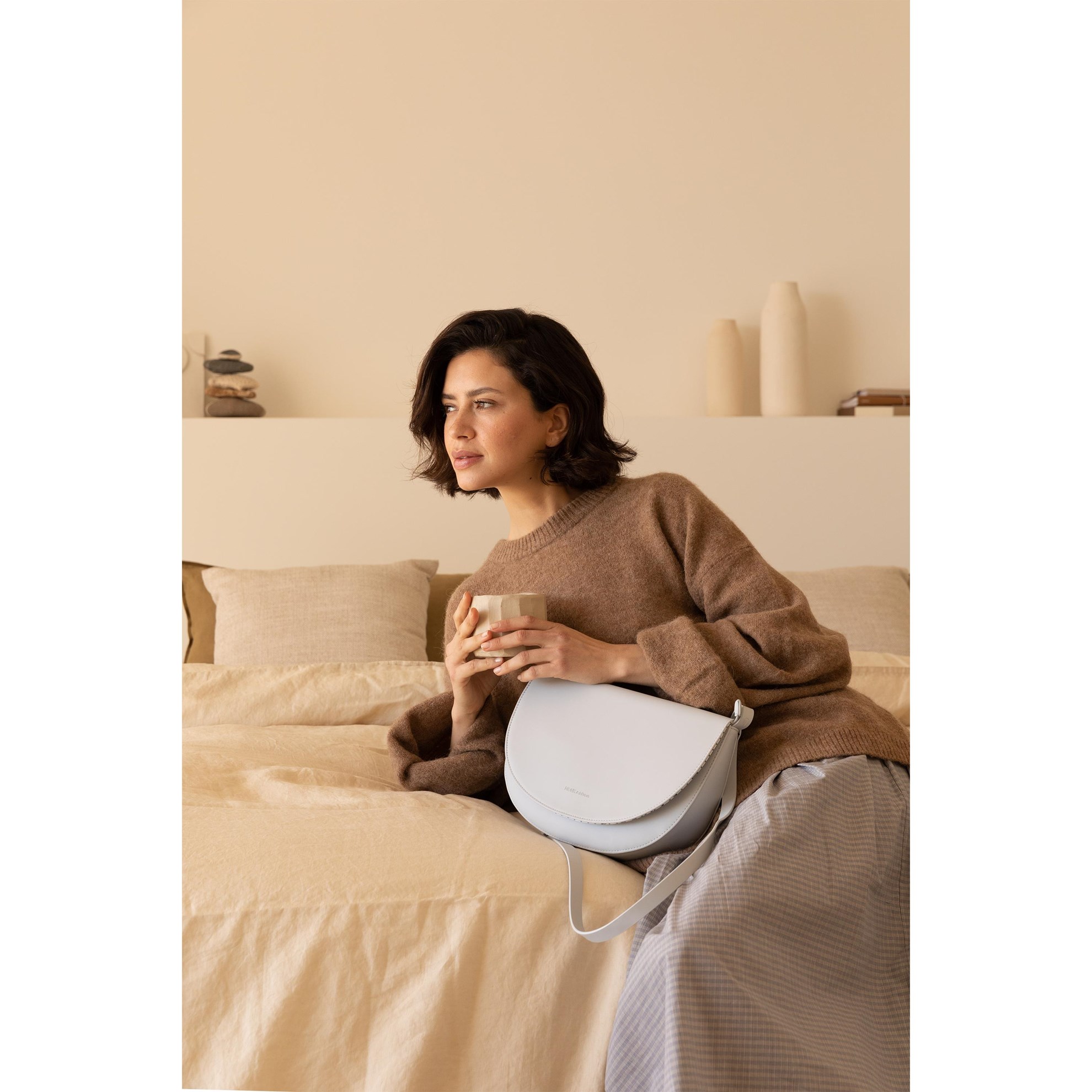 Kabelka SOMA půlměsíc Monk & Anna fog_2