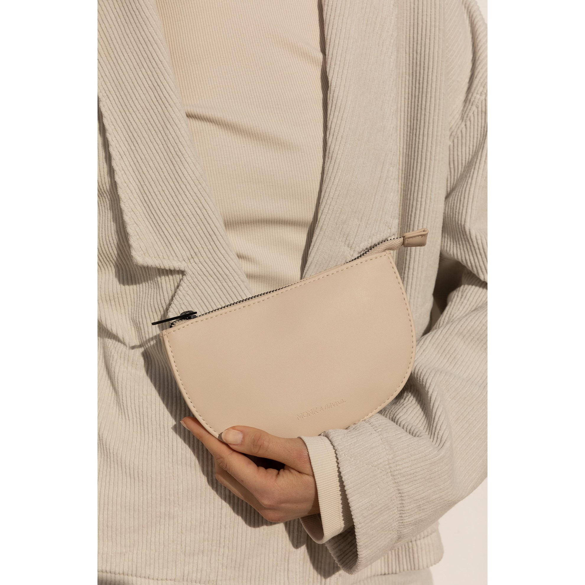 Peněženka / kosmetické pouzdro MONDOTO půlměsíc Monk & Anna stone_1