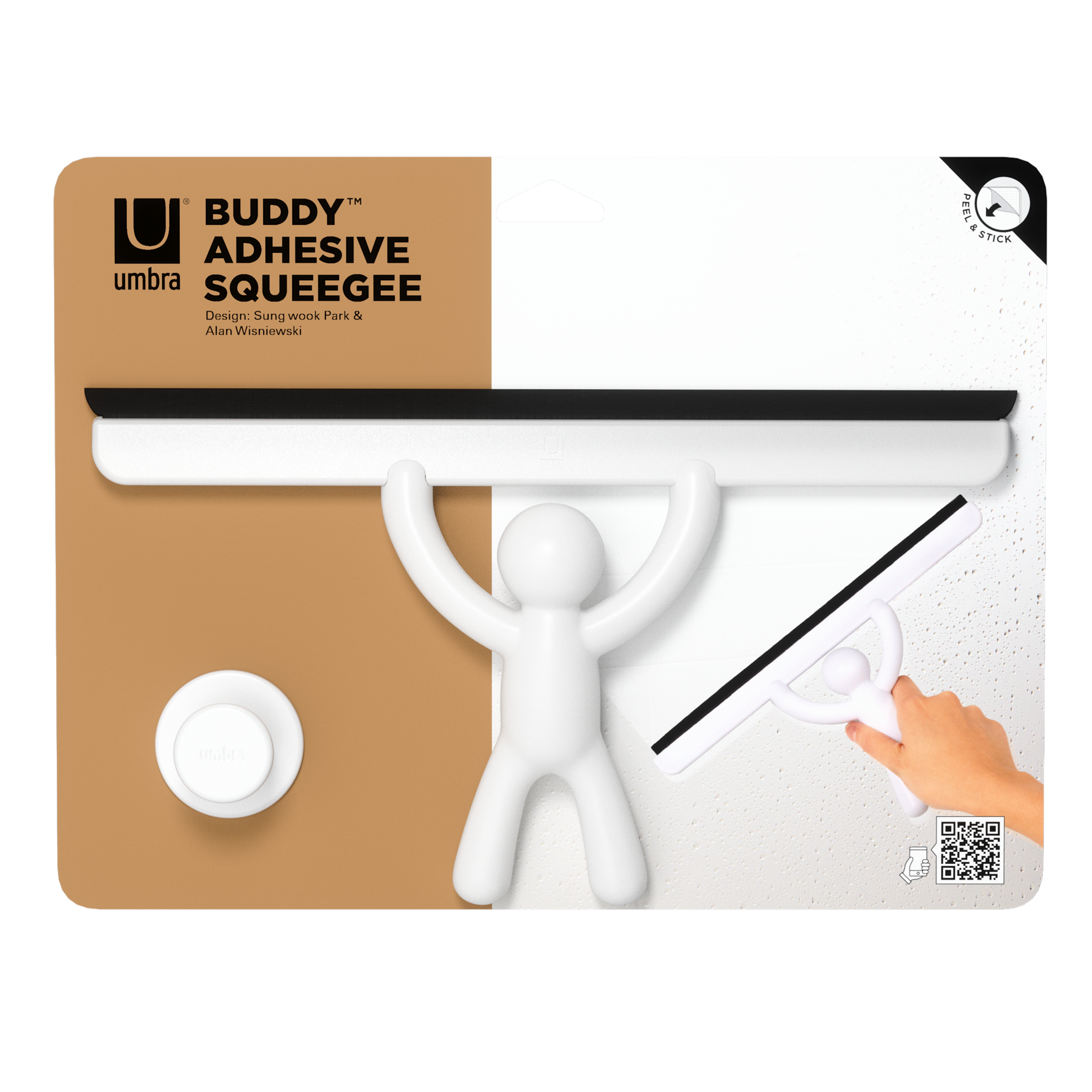 Stěrka na sklo BUDDY ADHESIVE bílá_5