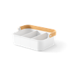 Organizér stohovatelný BELLWOOD BIN 35,5x25,4 cm bílý/přírodní_0