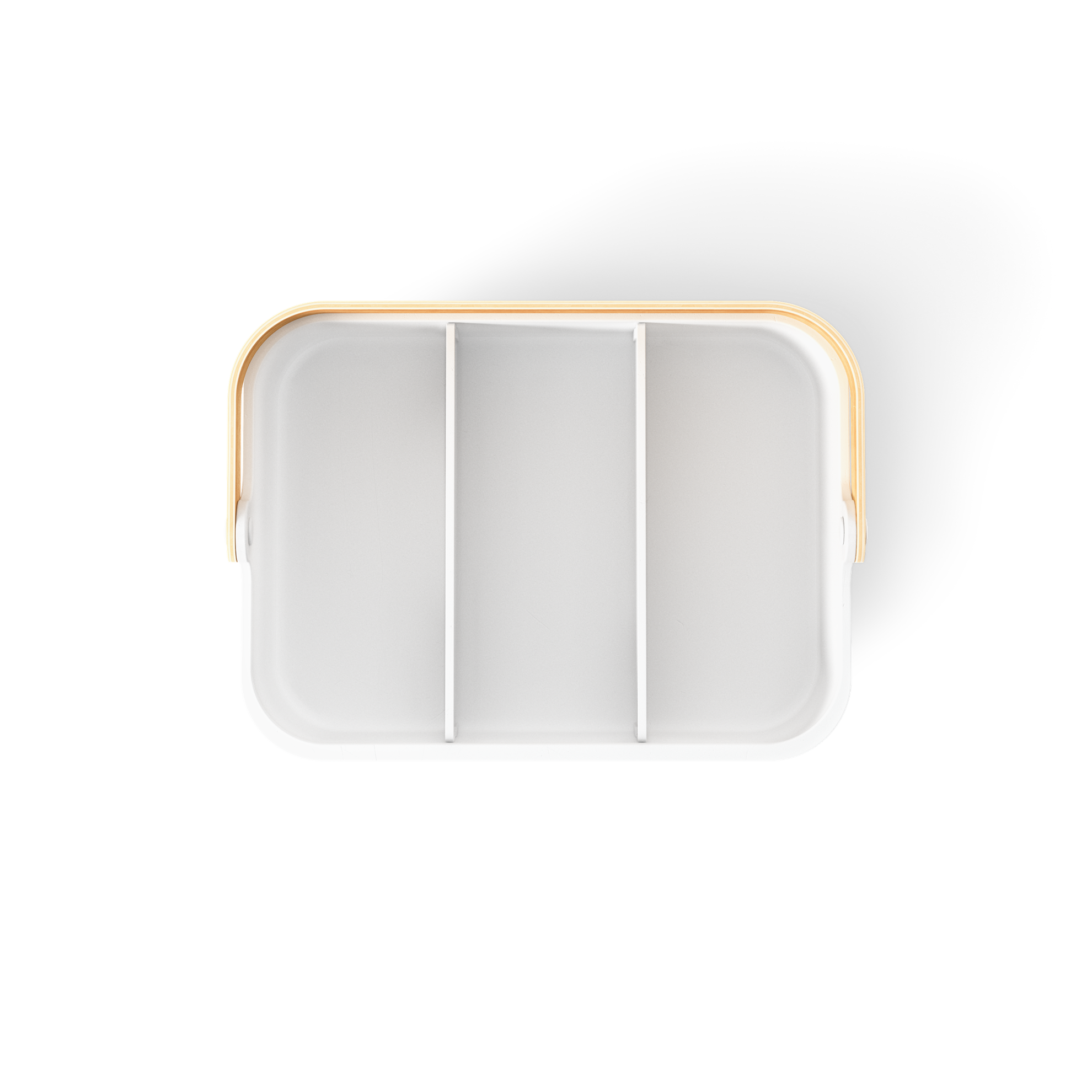 Organizér stohovatelný BELLWOOD BIN 35,5x25,4 cm bílý/přírodní_3