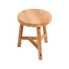 Dřevěná stolička/odkládací stolek BENJI, přírodní_0