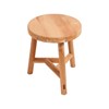 Dřevěná stolička/odkládací stolek BENJI, přírodní_0