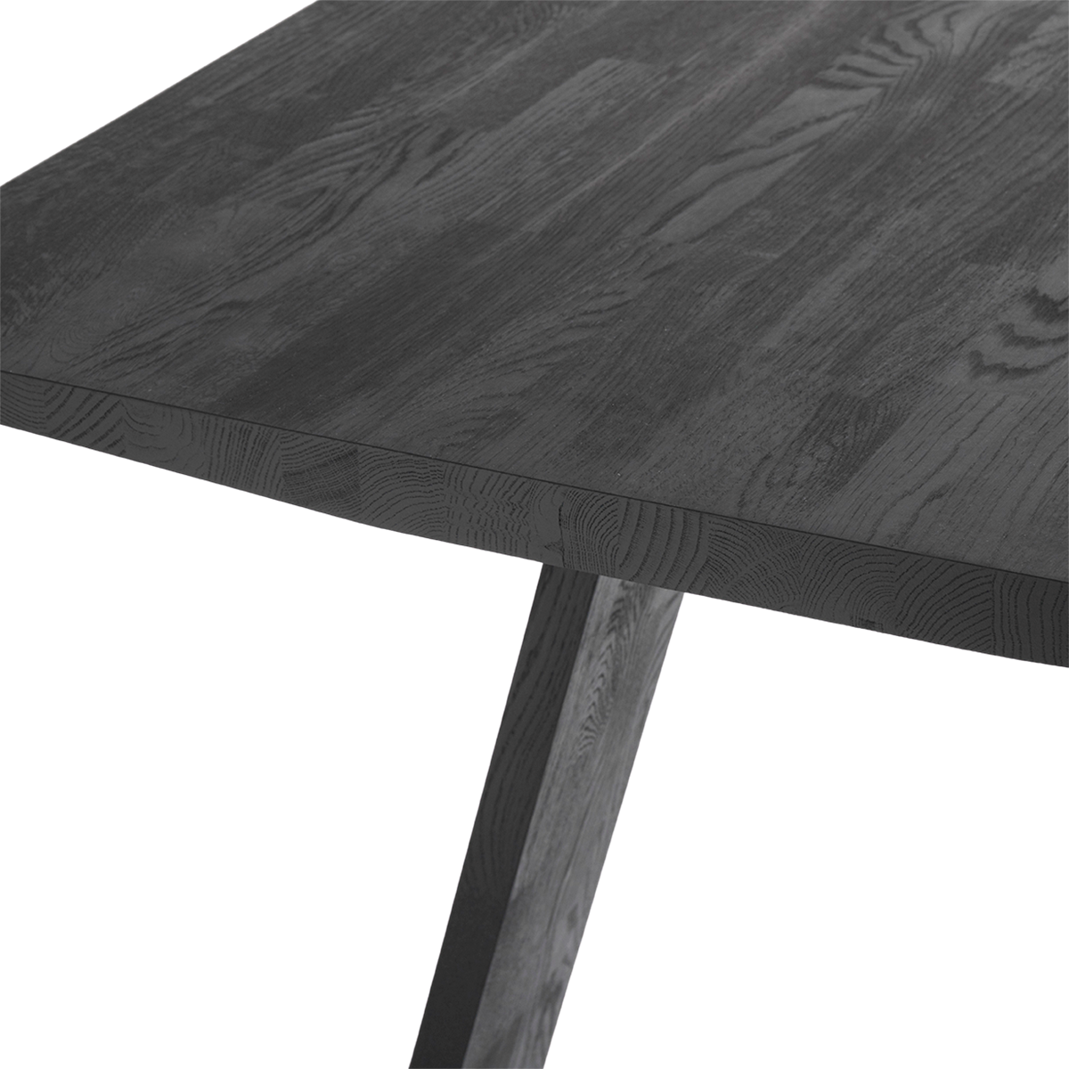 Jídelní stůl ANGLE 160 x 90 cm, černý_1