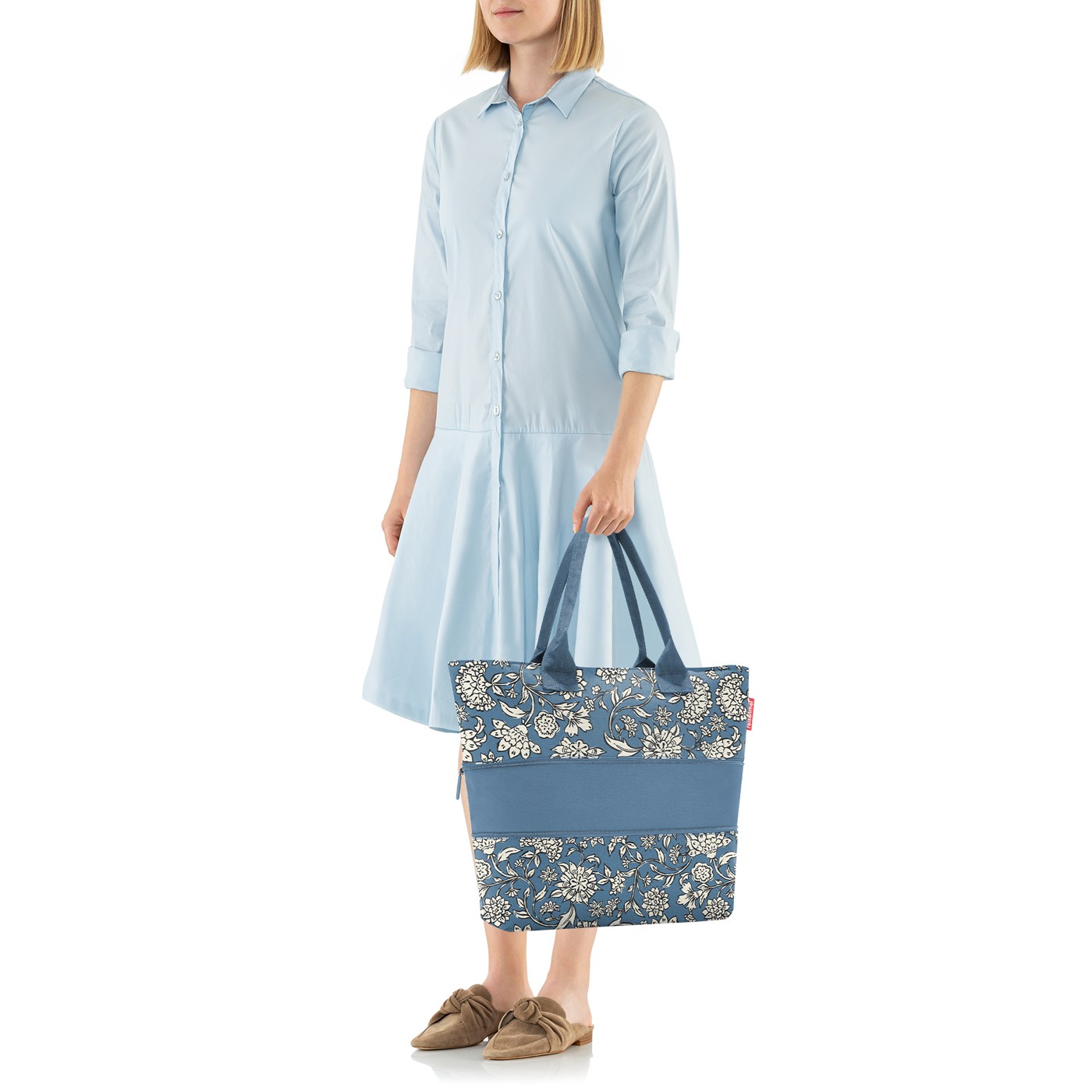 Chytrá taška přes rameno Shopper e1 dahlia blue_0