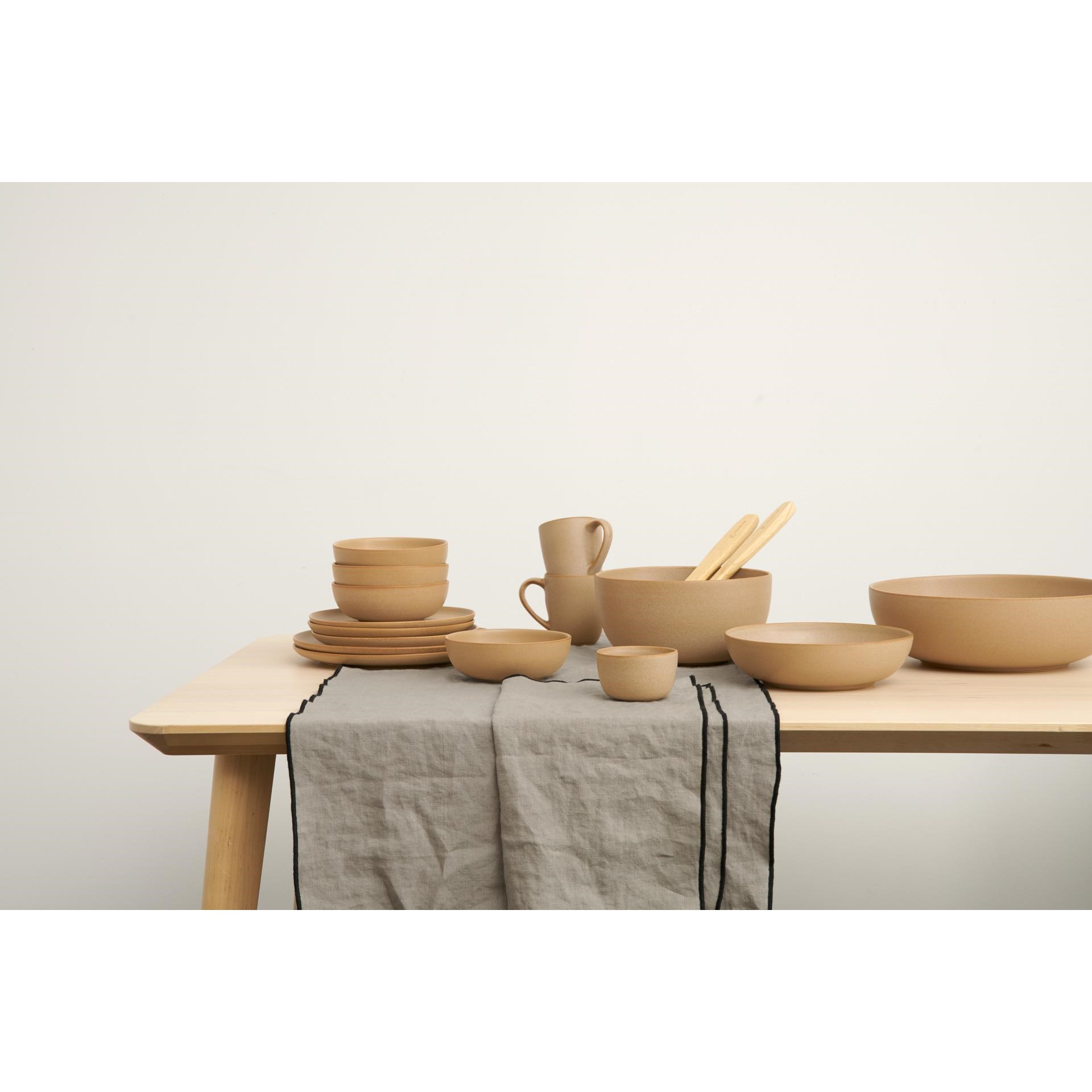 Dezertní talíř SAISONS ALMOND 21 cm sv. hnědý_3