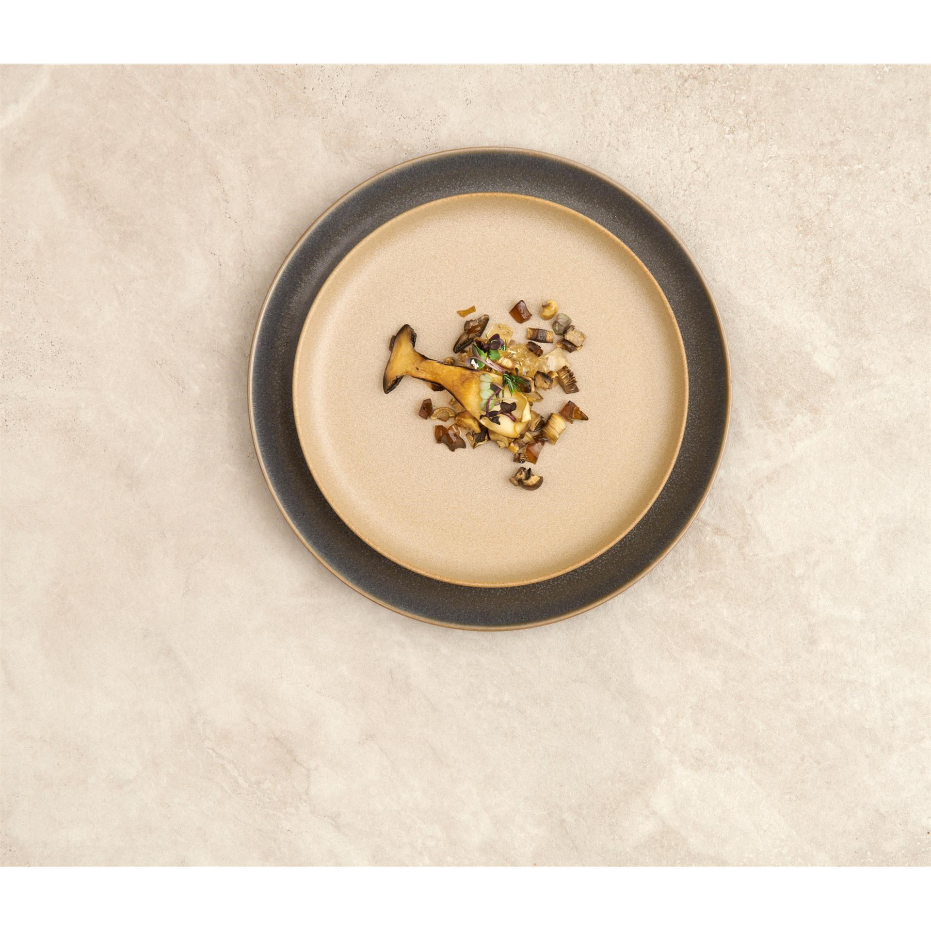 Dezertní talíř SAISONS ALMOND 21 cm sv. hnědý_4