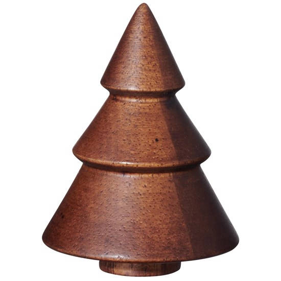 Dekorační dřevěný stromek V.8,6 cm tm. hnědý_0