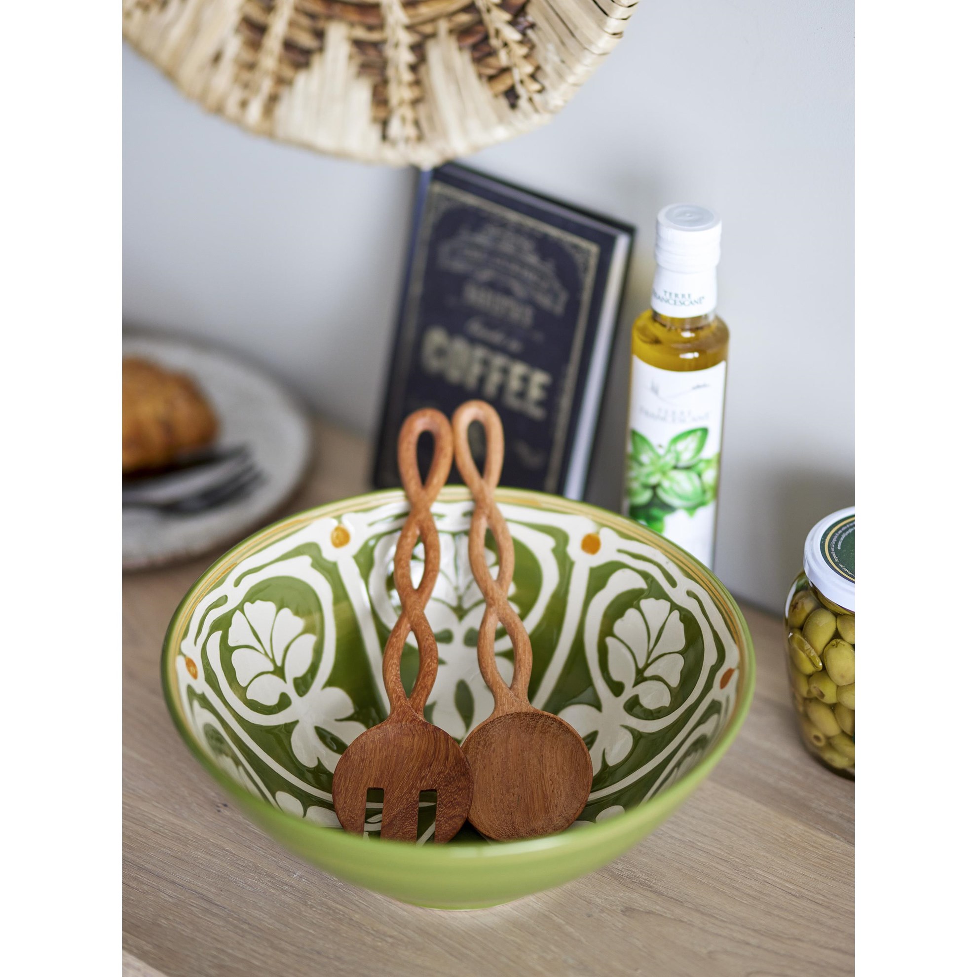 Salátový příbor PINAR SET/2ks, hnědý_0