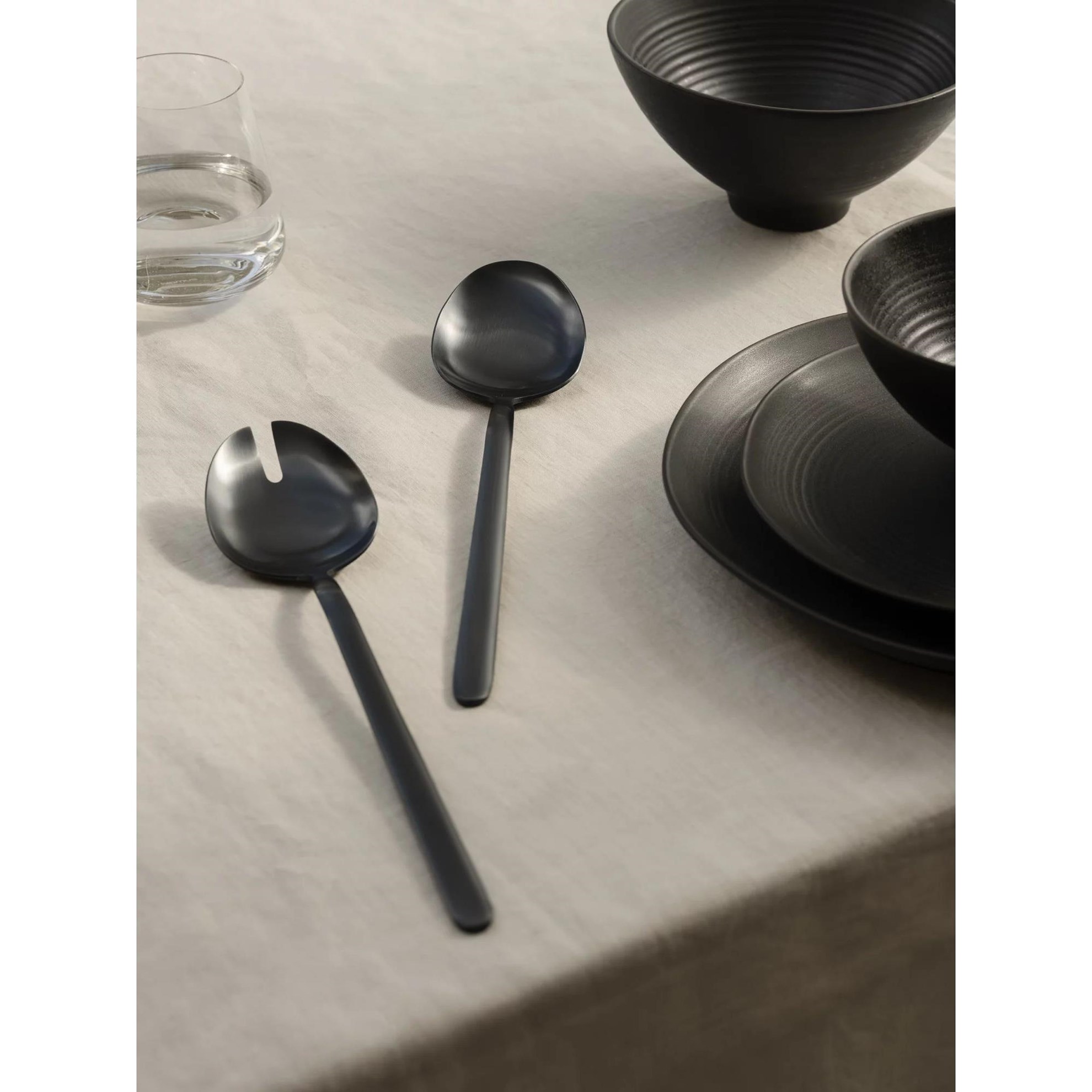 Salátový příbor STELLA SET/2ks černý_1