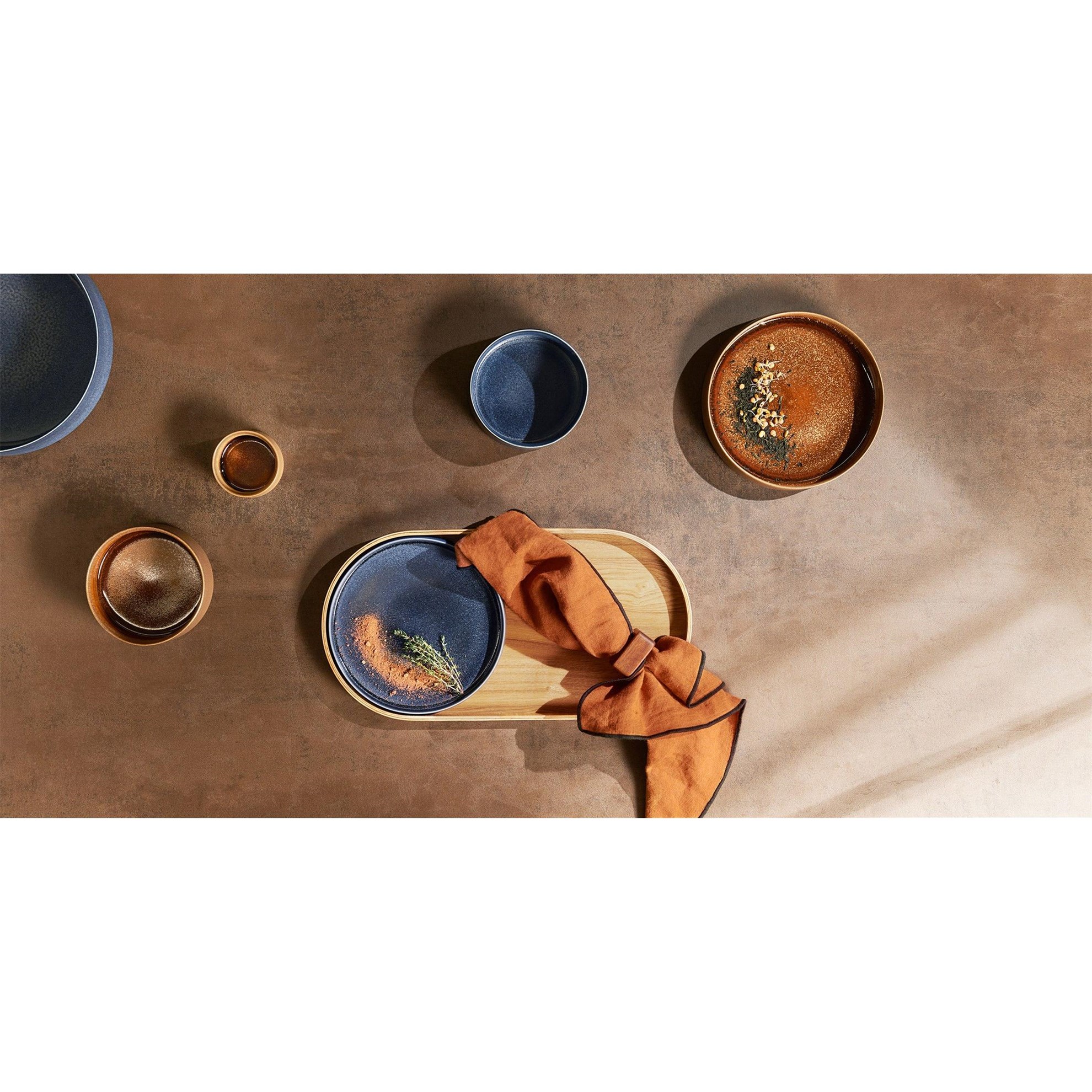 Dezertní talíř FORM´ART 21 cm modrý_2