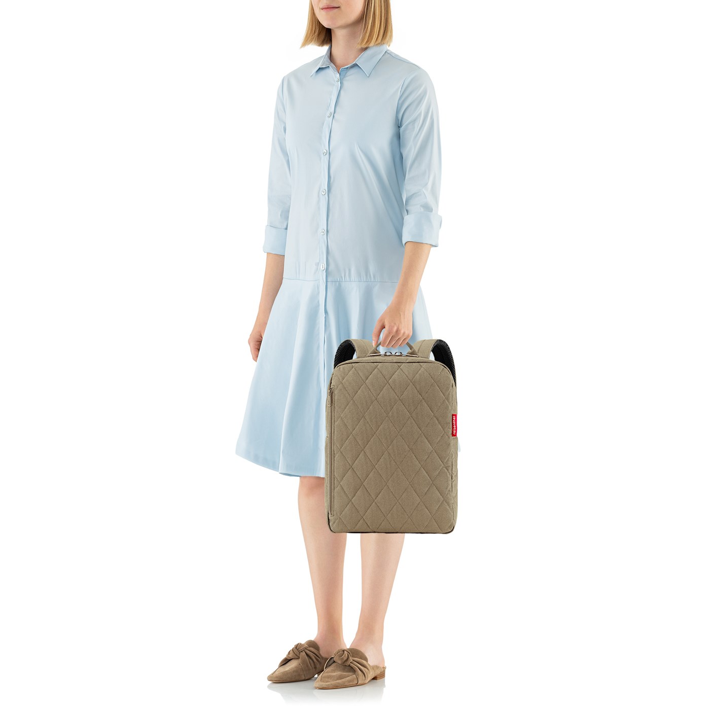 Batoh Classic Backpack M rhombus olive_0