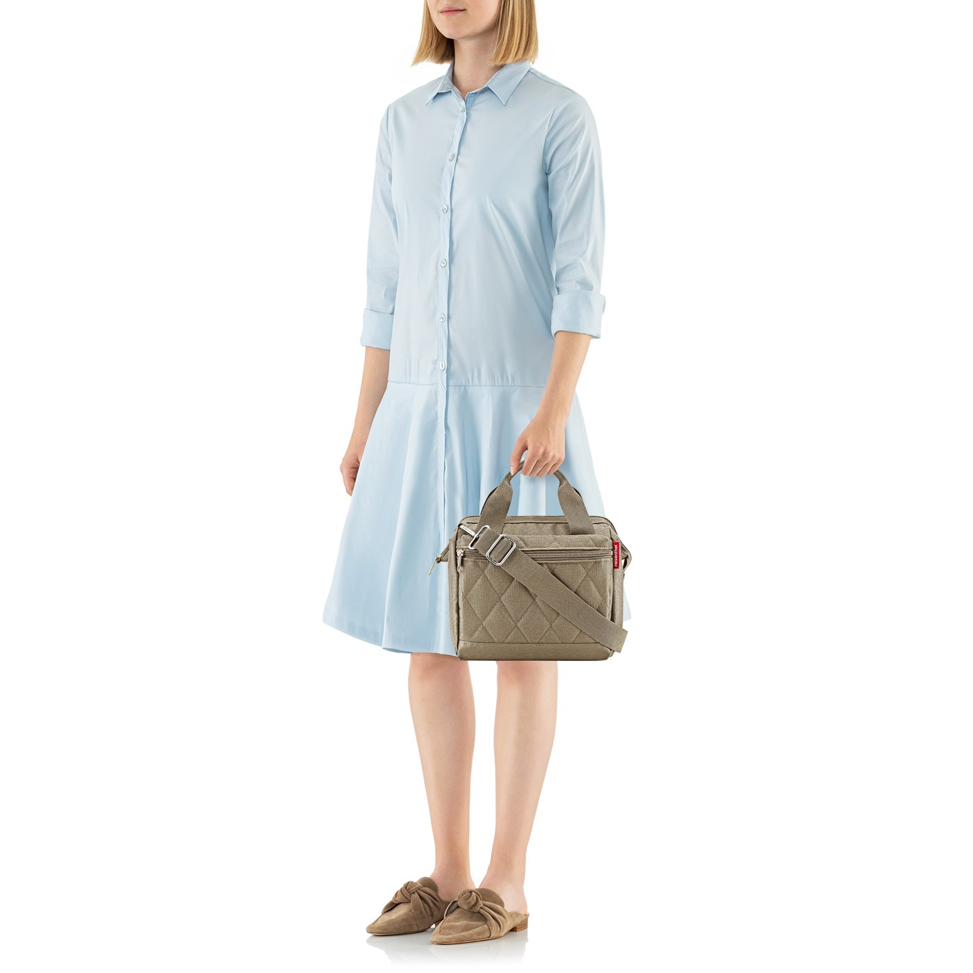 Taška přes rameno Allrounder Cross rhombus olive_0