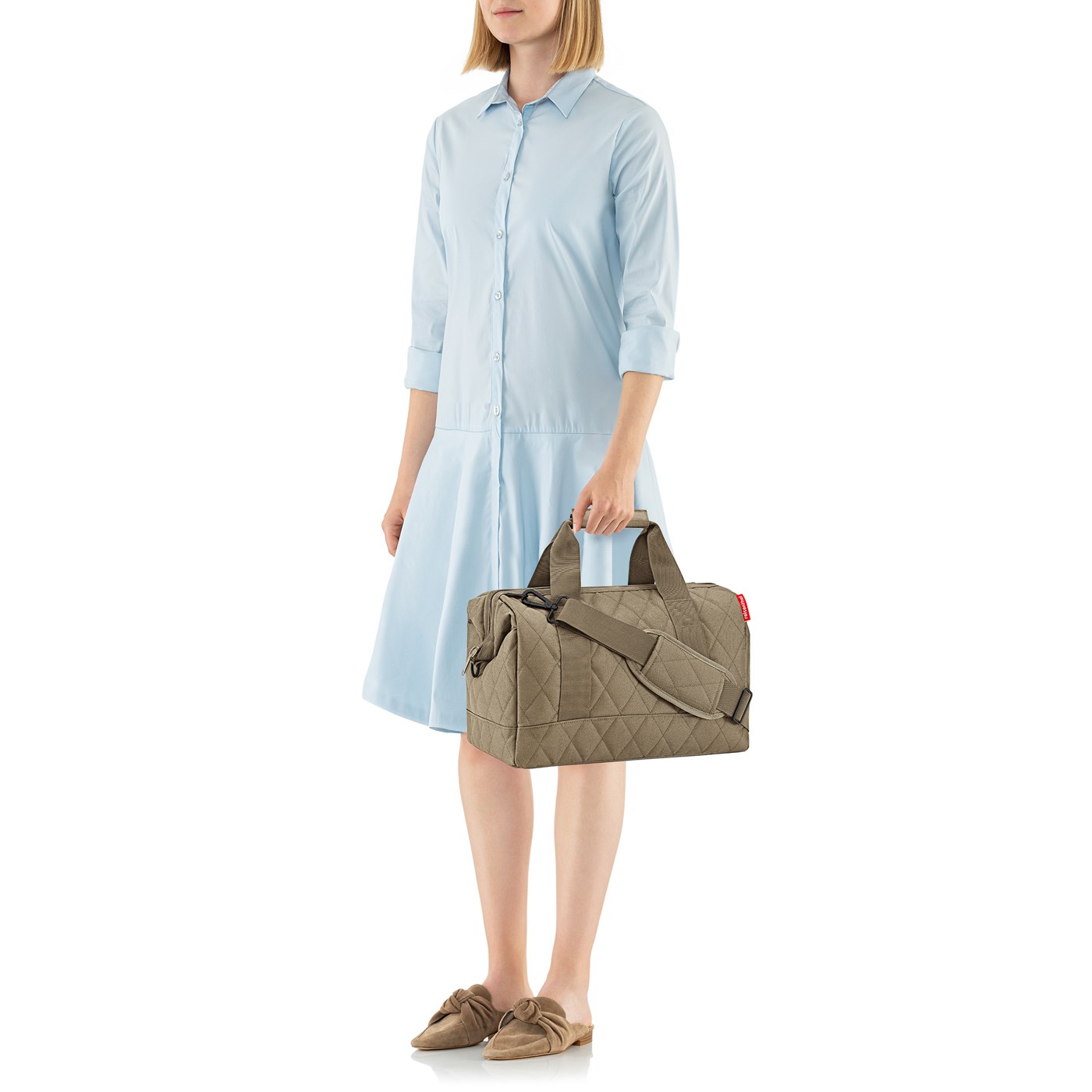 Cestovní taška Allrounder M rhombus olive_0