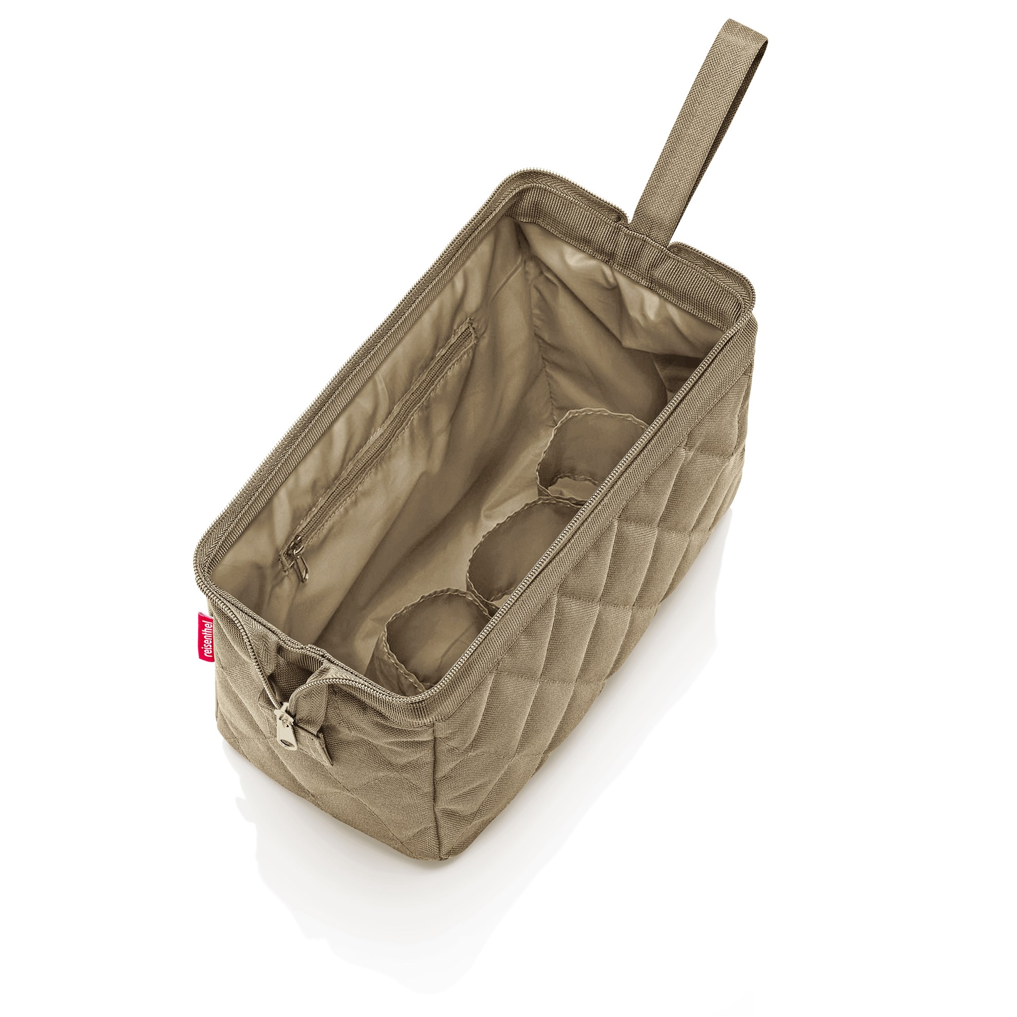 Kosmetická taška Travelcosmetic rhombus olive_1
