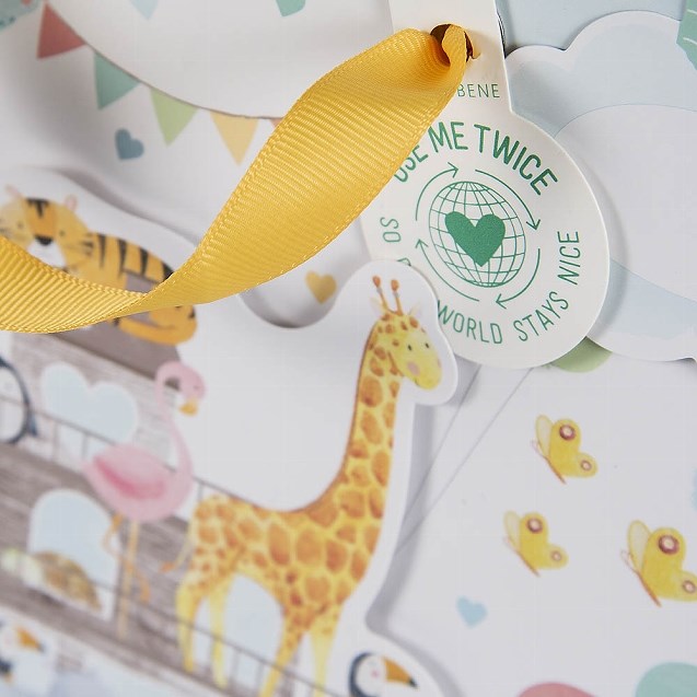 Papírová taška Archa se zvířátky 3D_2