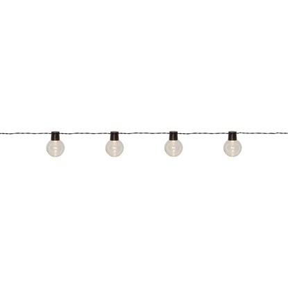 LED světelný řetěz PARTAJ 16xLED D. 4,5m, černý_0