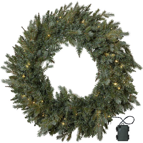 Venkovní LED věnec GREYLAND 60xLED P. 80cm zelený_0