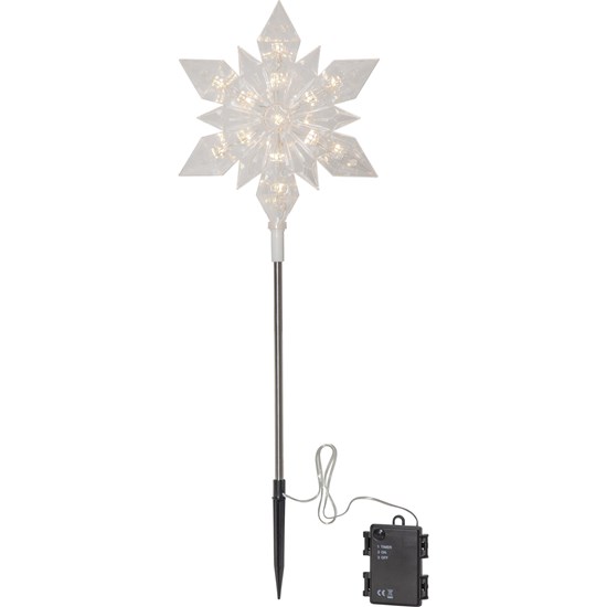 LED venkovní dekorace FLOCKE 13xLED V. 48cm, čirá_0