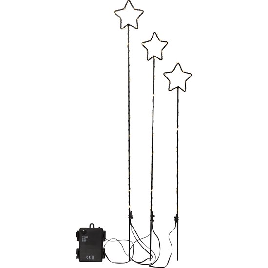 LED venkovní dekorace WIZARD 54xLED V. 60cm, černá_0