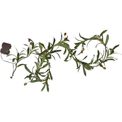 LED světelný řetěz OLIVEC 20xLED D. 1,8m, zelený_0