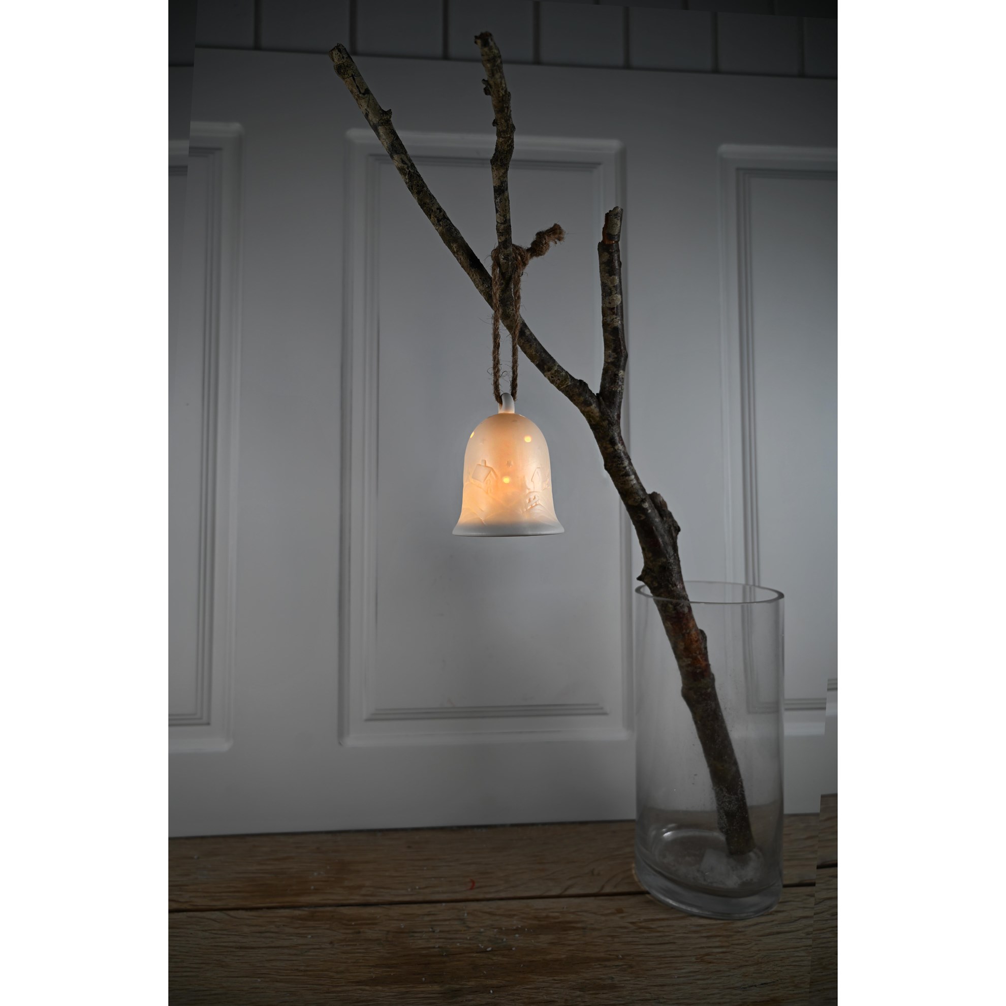 Porcelánový zvonek s LED V.9,8cm_0