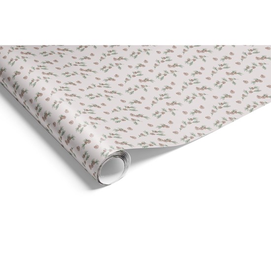 Vánoční balící papír D.5m šedý s potiskem_3