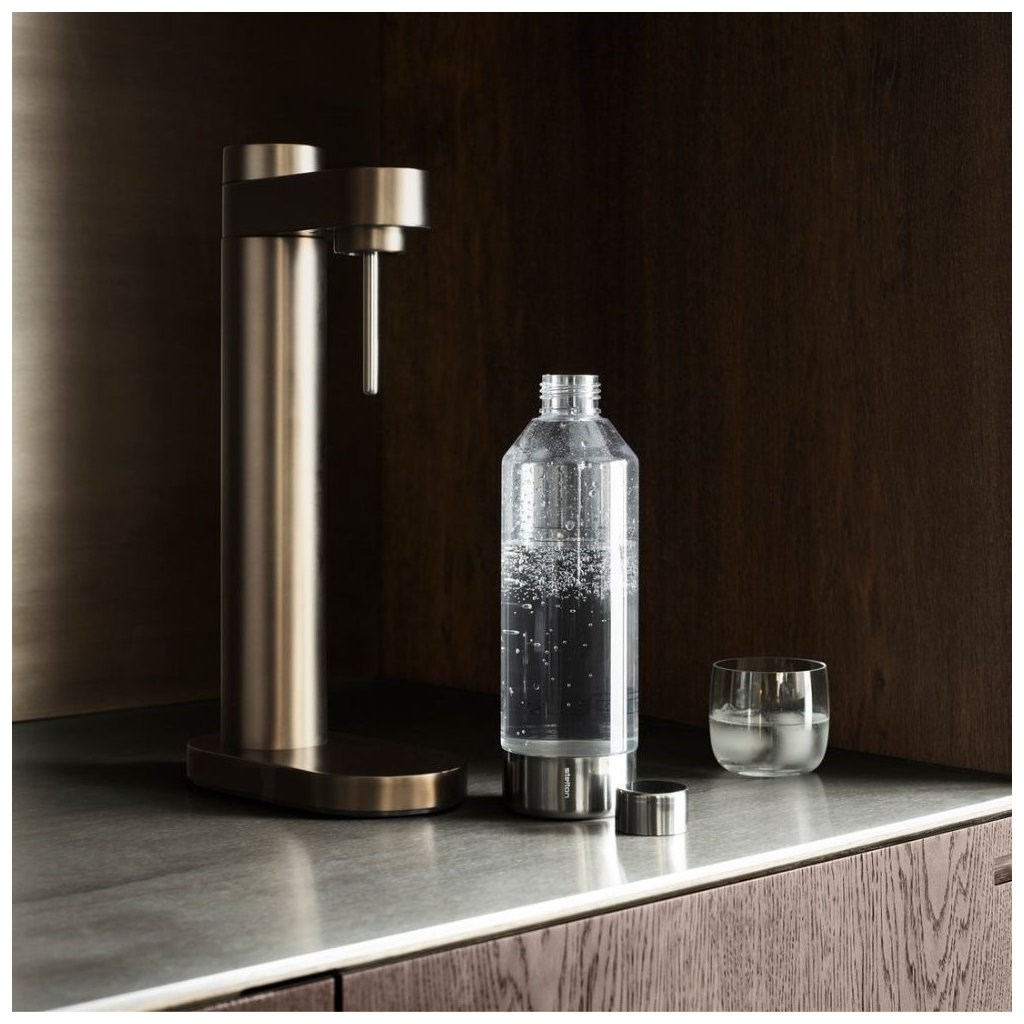 Výrobník perlivé vody BRUS STELTON 1,15l hnedá metalická_0