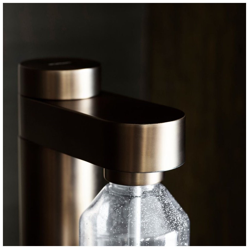 Výrobník perlivé vody BRUS STELTON 1,15l hnedá metalická_2