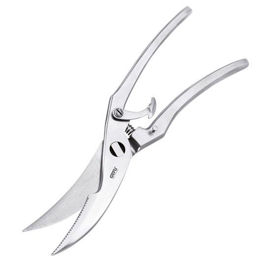 Nůžky na drůbež s pružinou POLLA 29cm nerezová_1